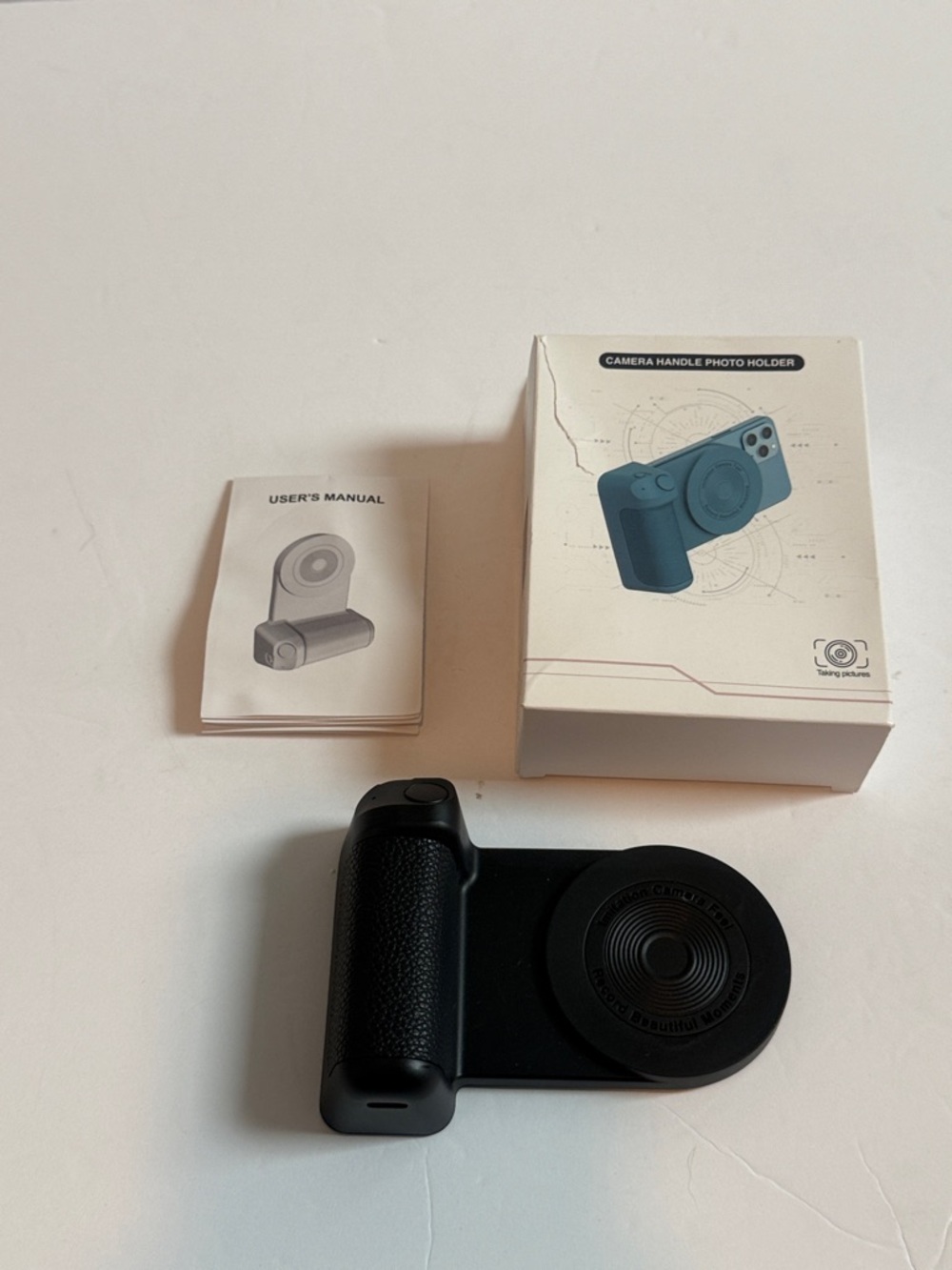 Camera Handle Photo Holder Grip - Black
